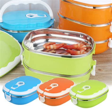 insulated stainless steel lunch box walmart|insulated lunch box keep warm.